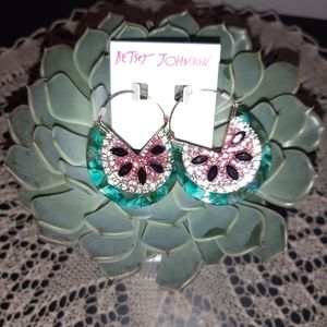 Fun in the Sun with Betsey Johnson watermelon earr